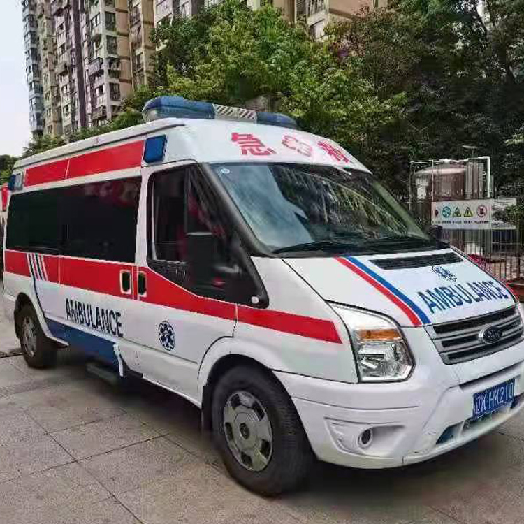 阳高长途救护车护送病人返乡